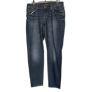 Lucky Brand Jeans Sienna Cigarette Blue Denim Womens Size‎ 0/25